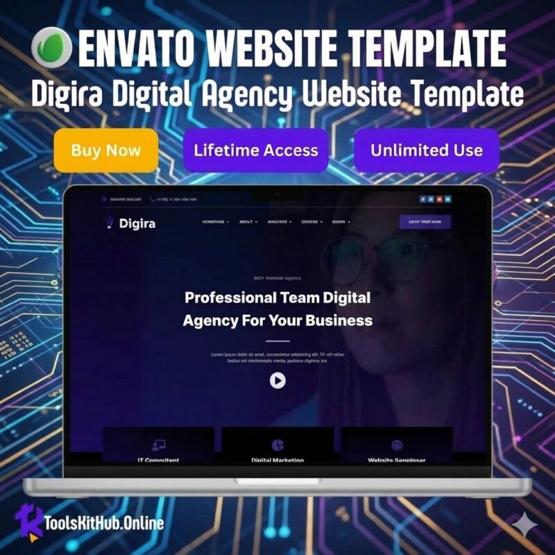Digira Digital Agency Website Template