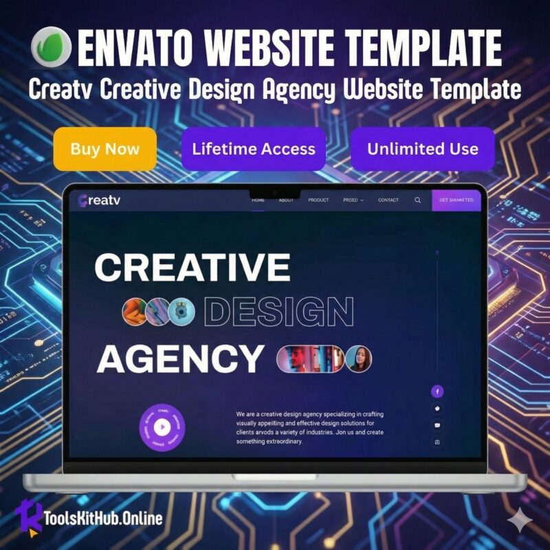 Creatv Creative Design Agency Website Template
