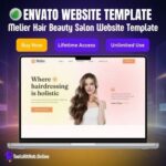 Melier Hair Beauty Salon Website Template